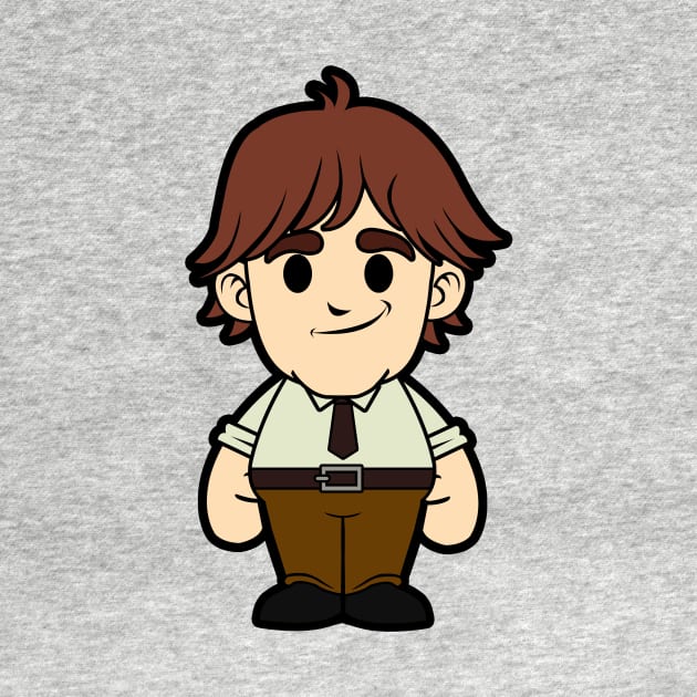 Jim Halpert The Office Chibi by nataliawinyoto